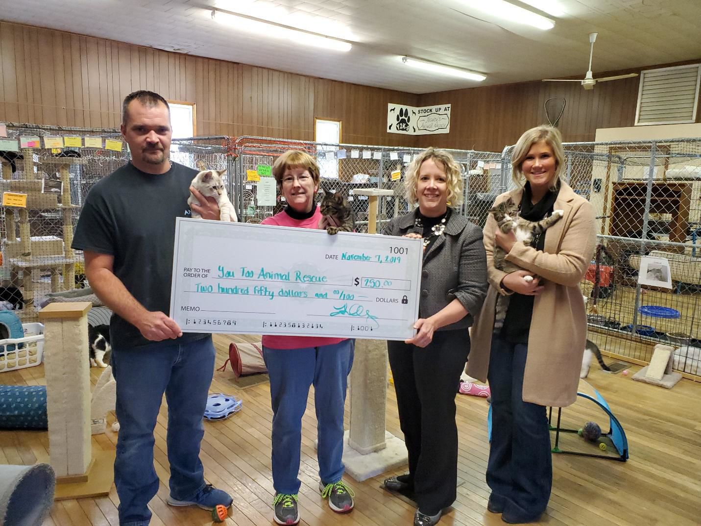 Celebrating a milestone by giving back